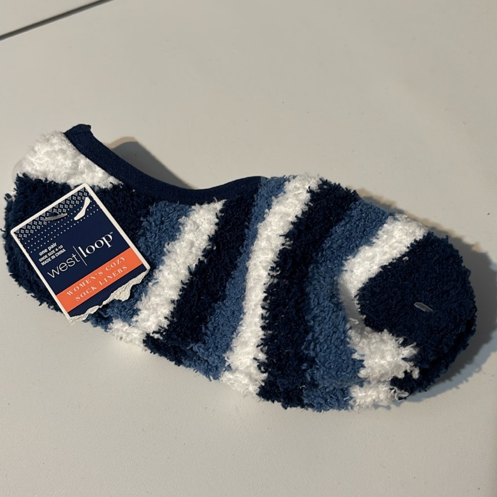 West Loop Fuzzy Ankle Socks
